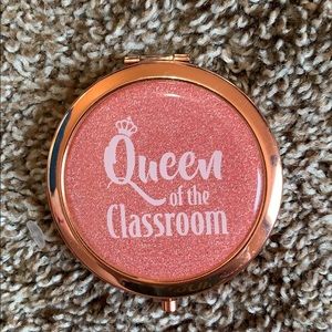 Queen of the Classroom Compact Mirror for Teachers